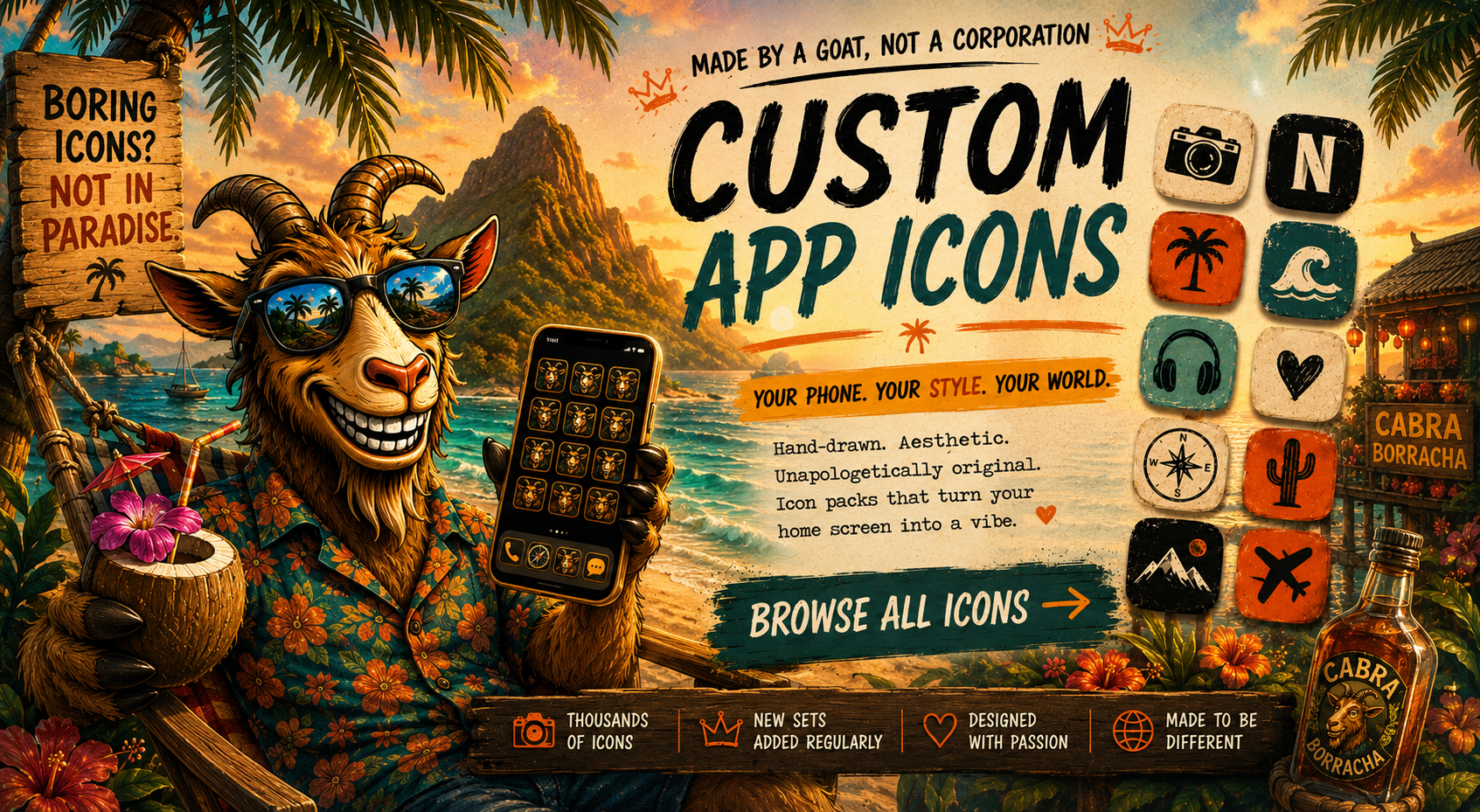Custom App Icons — Thousands of hand-drawn app icons for your home screen. Shop on Etsy.