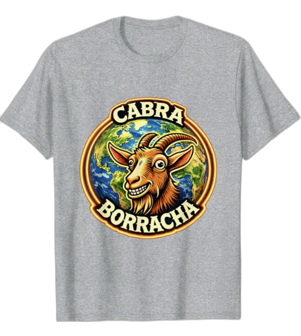Cabra Borracha Logo Shirt on Amazon