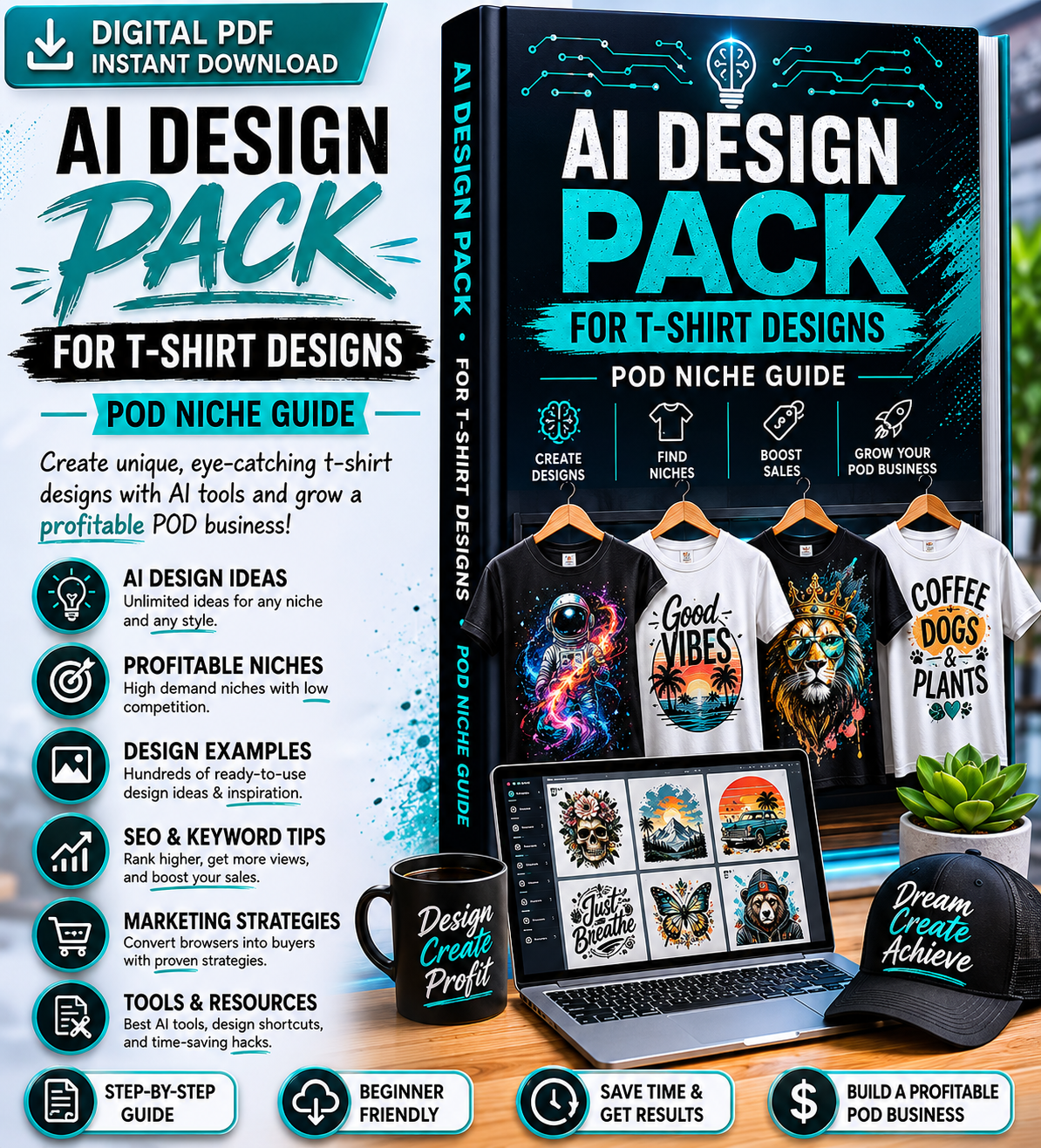 AI Design Pack for T-Shirt Designs
