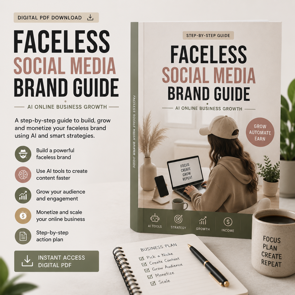 Build a Faceless Social Media Brand