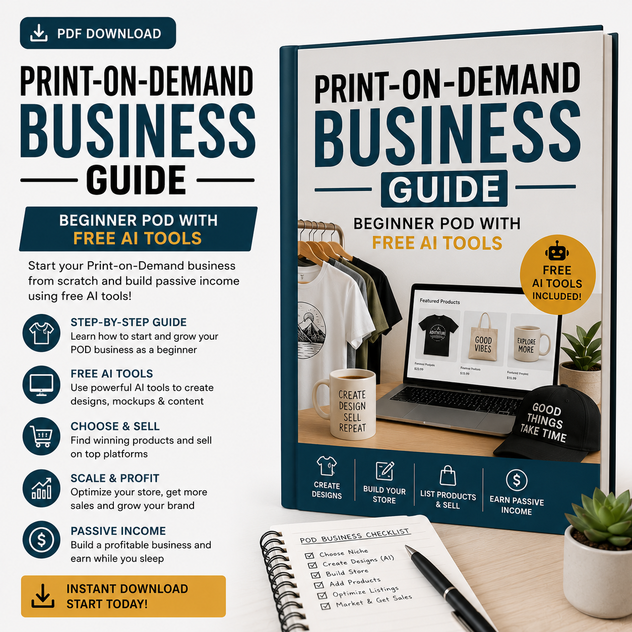 Build a Print-on-Demand Business With Free Tools