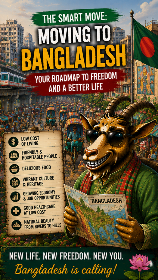 Escape the Rat Race: Moving to Bangladesh