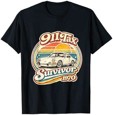 Vintage Tax Survivor Since 1970 Retro Car T-Shirt on Amazon