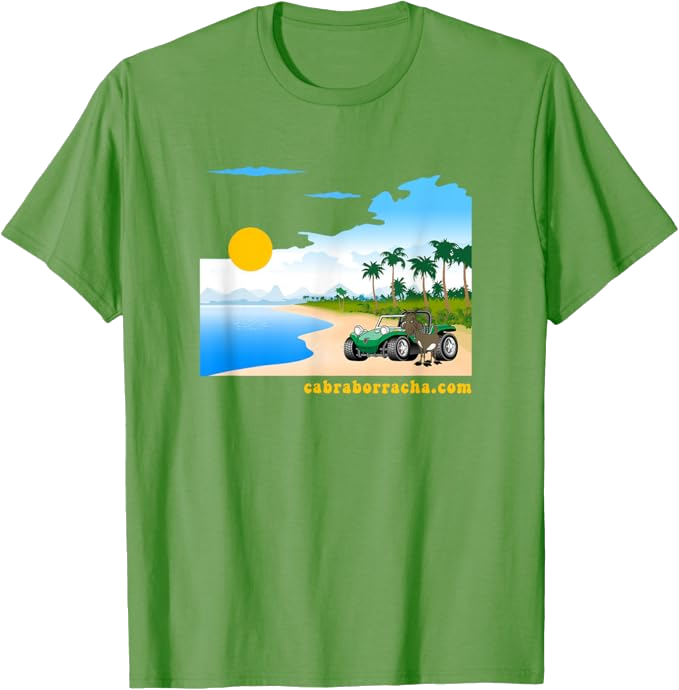 Dune Buggy on the Beach with a Cabra T-Shirt on Amazon