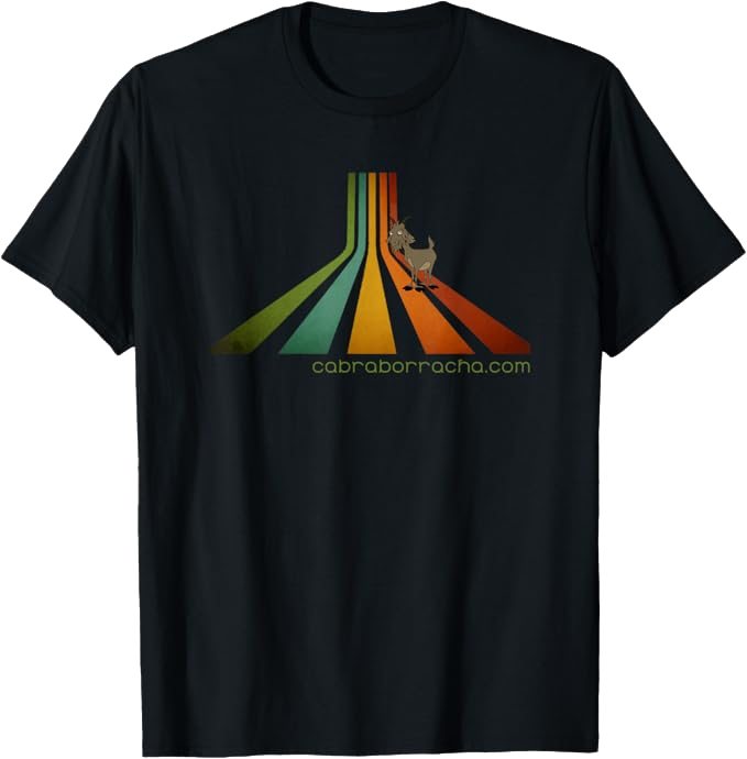Retro Line Goat T-Shirt on Amazon